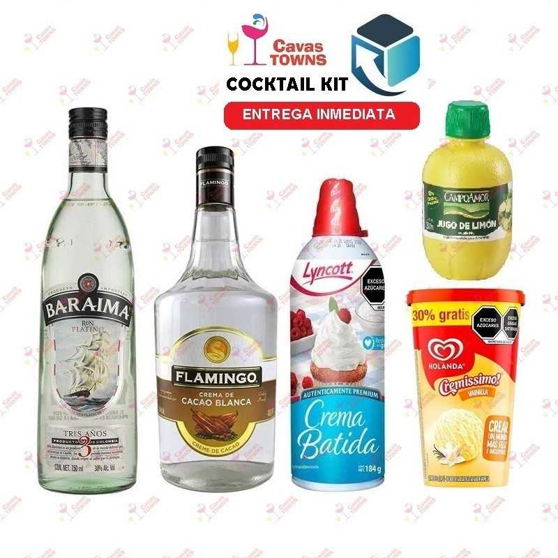Ron Baraima Cocktail Kit Blood Clot - 1 Receta Recipe Receta Recipe - Cavas Towns