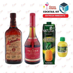 Ron Matusalem Cocktail Kit Barbados Sunrise - 2 Receta Recipe - Cavas Towns