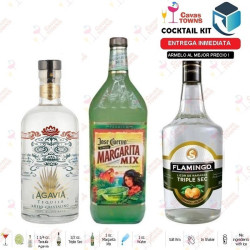 Tequila Agavia Cocktail Kit Alabama Slammer - 4 Receta Recipe - Cavas Towns