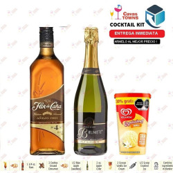 Ron Flor de Caña Cocktail Kit Apple a la Mode Receta Recipe - Cavas Towns