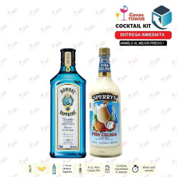 Ginebra Sapphire Cocktail Kit Flamingo Receta Recipe - Cavas Towns