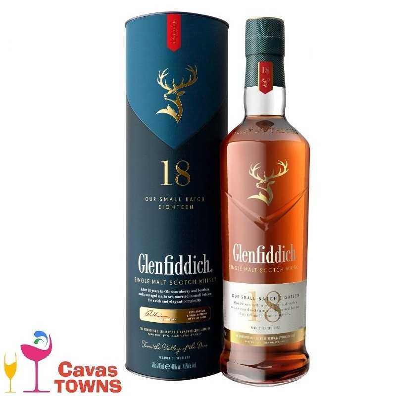Whisky Glenfiddich 18 Años 750 ml - Cavas Towns