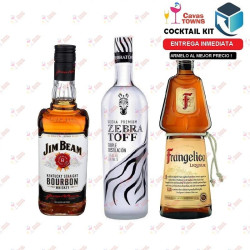 Whiskey Jim Beam Black - 750 ml - Cavas Towns