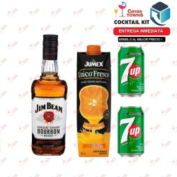 Whiskey Jim Beam Black - 750 ml - Cavas Towns