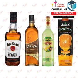 Whiskey Jim Beam Black - 750 ml - Cavas Towns