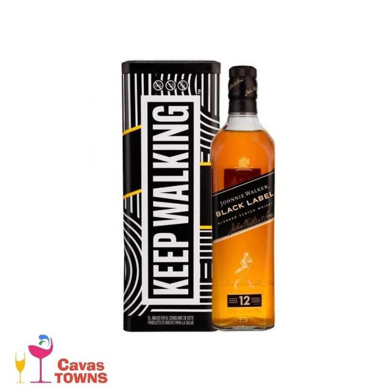 Whisky Johnnie Walker Etiqueta Negra 750 ml - Cavas Towns