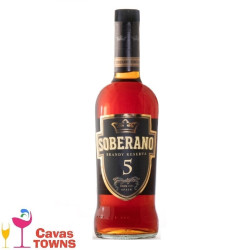 Brandy Soberano 5 Solera Reserva 700 ml - Cavas Towns