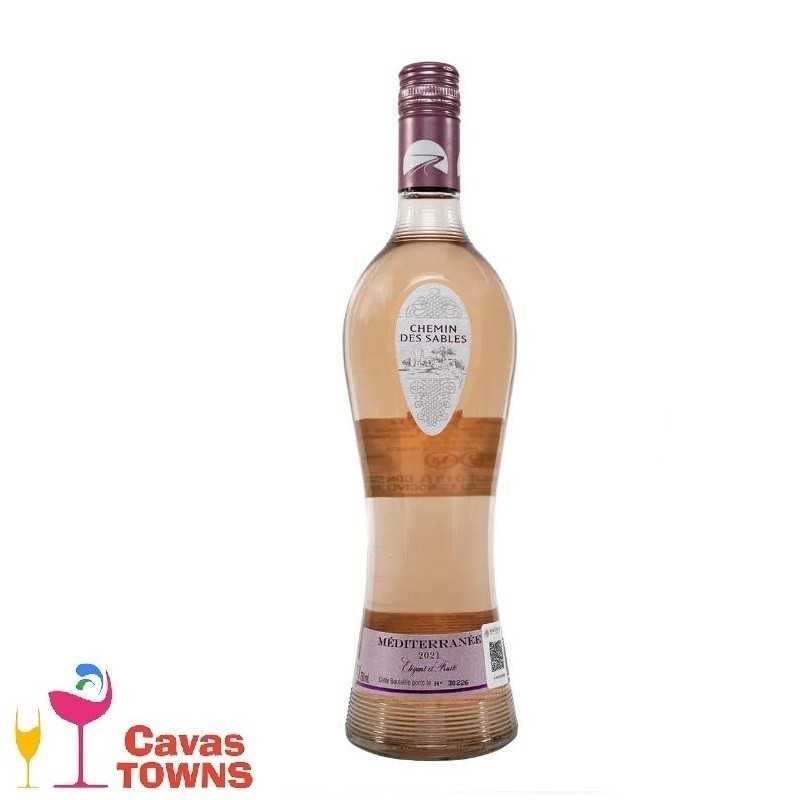 Vino Rosado Chemin de Sables 750ml - Cavas Towns