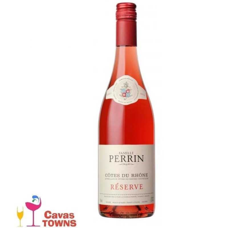 Vino Rosado Frances Perrin Reserve Côtes Du Rhone 750 ml - Cavas Towns