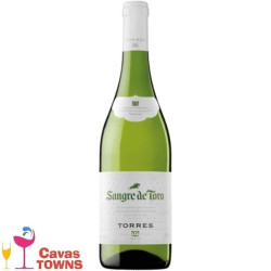 Vino Blanco Sangre de Toro Clasico Botella de 750 ml - Cavas Towns
