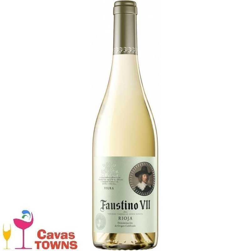 Vino Blanco Faustino VII Viura 750 ml - Cavas Towns