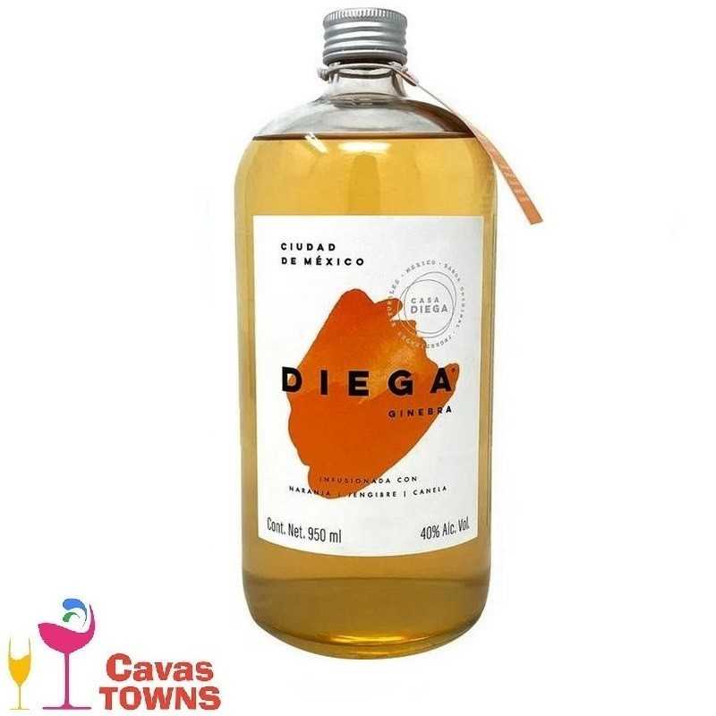 Ginebra Diega Naranja 950 Ml - Cavas Towns