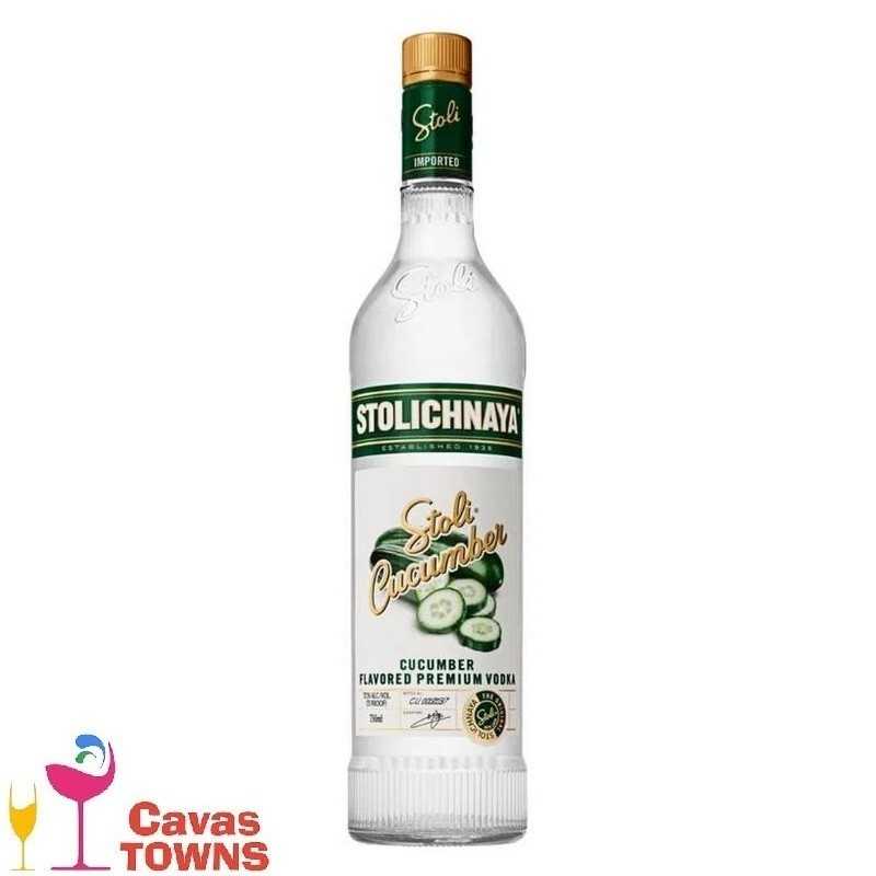 Vodka Stolichnaya Cucumber 750 ml - Cavas Towns Vodka Stolichnaya Cucumber 750 ml - Cavas Towns