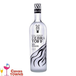 Vodka Zebratoff Premium 1000 ml - Cavas Towns