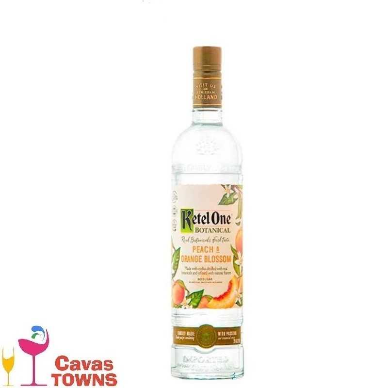 Vodka Ketel One Botanical Peach & Orange Blossom 750 ml - Cavas Towns Vodka Ketel One Botanical Peach & Orange Blossom 750 ml - Cavas Towns
