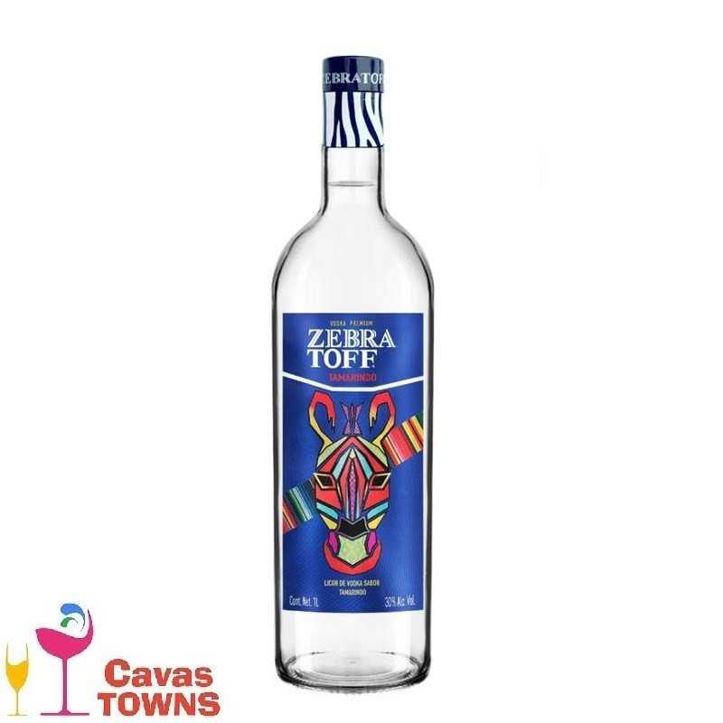Vodka Zebratoff Tamarindo 1000 ml - Cavas Towns