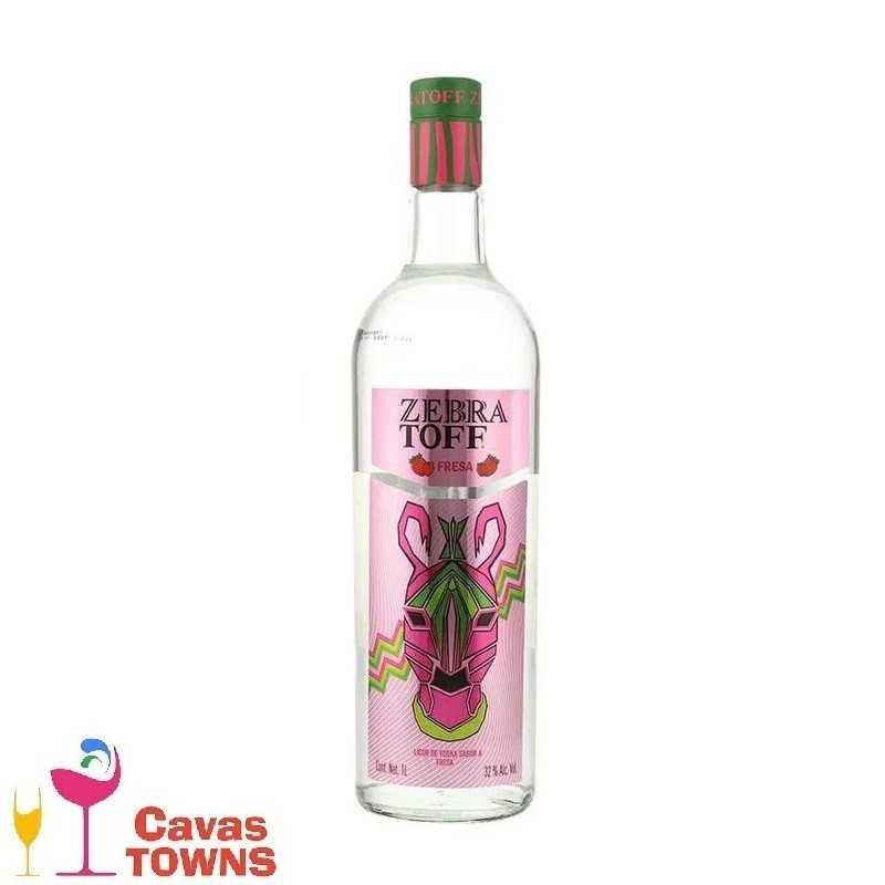Vodka Zebratoff Fresa 1000 ml - Cavas Towns Vodka Zebratoff Fresa 1000 ml - Cavas Towns