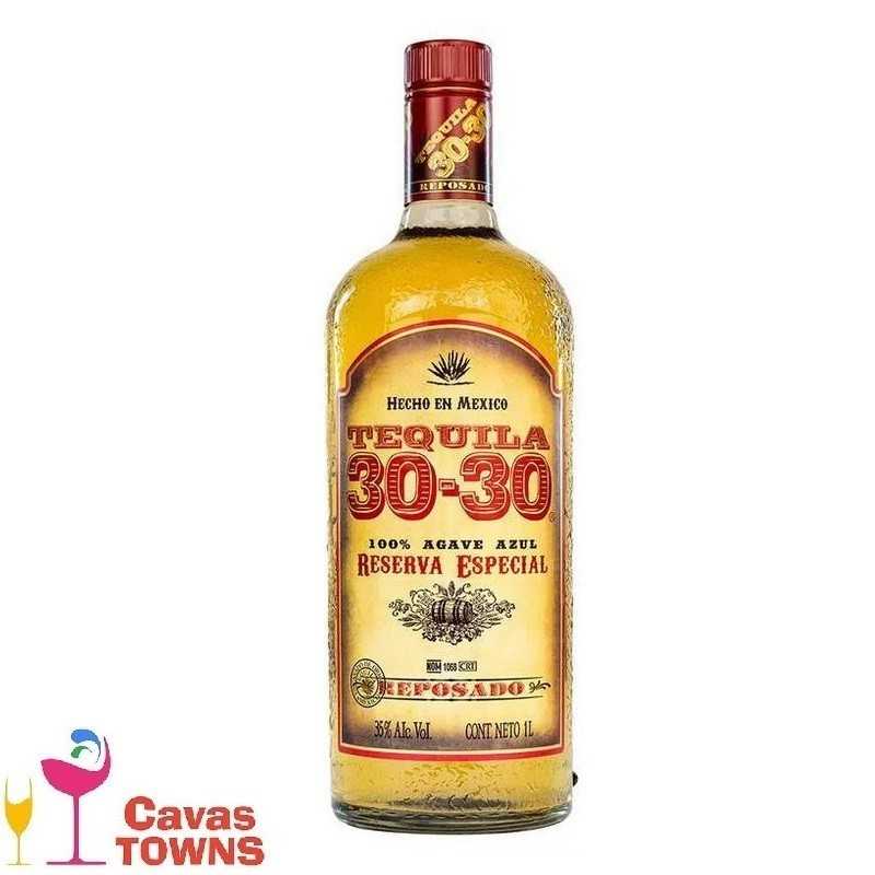 Tequila 30-30 Reposado 100% Agave - 1L - Cavas Towns