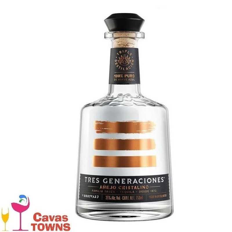 Tequila Tres Generaciones Añejo Cristalino 750 ml - Cavas Towns