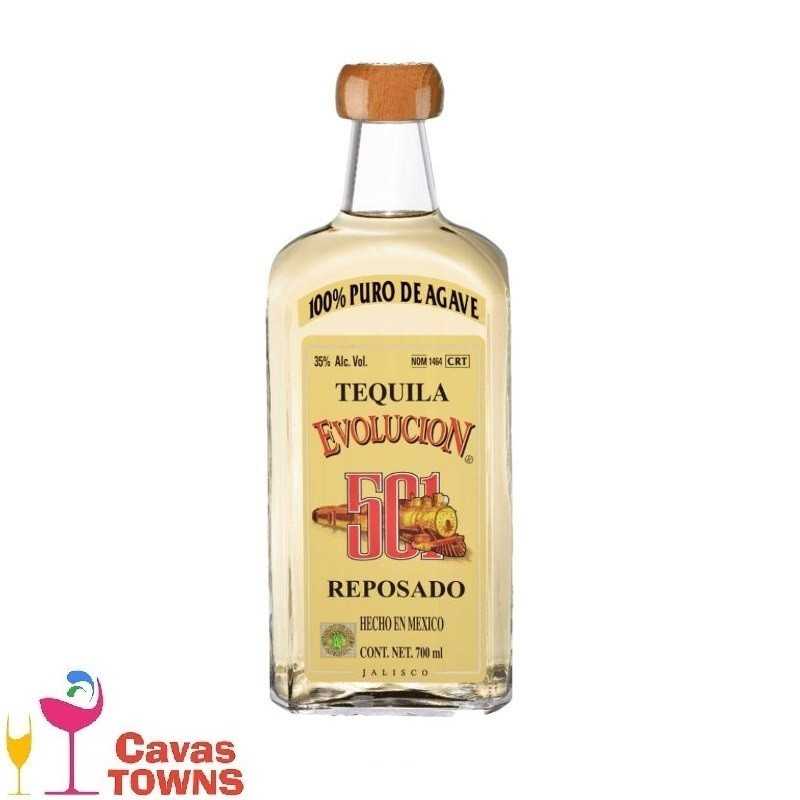 Tequila Evolucion 501 Reposado 700 ml - Cavas Towns