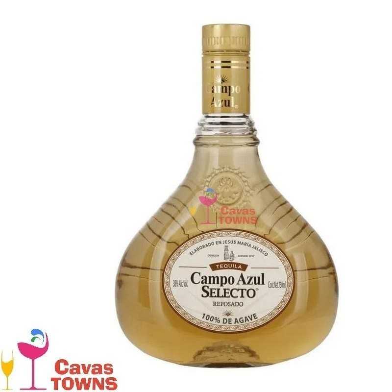 Tequila Campo Azul Selecto Reposado 750 ml - Cavas Towns