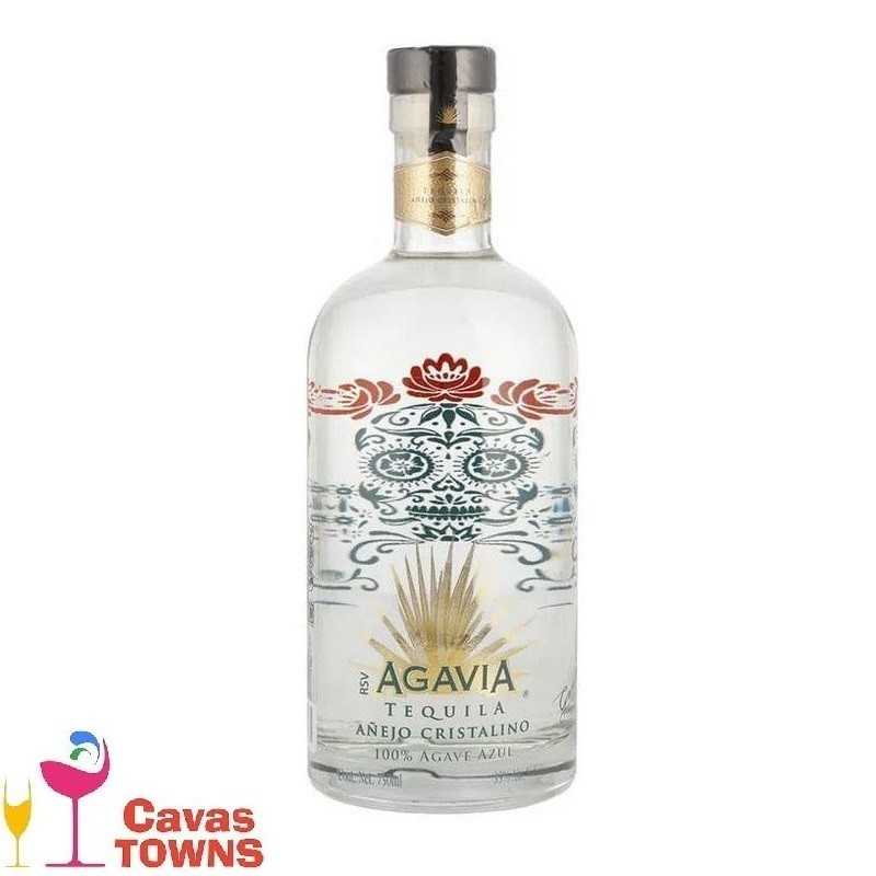 Tequila Agavia Añejo Cristalino 750 ml - Cavas Towns