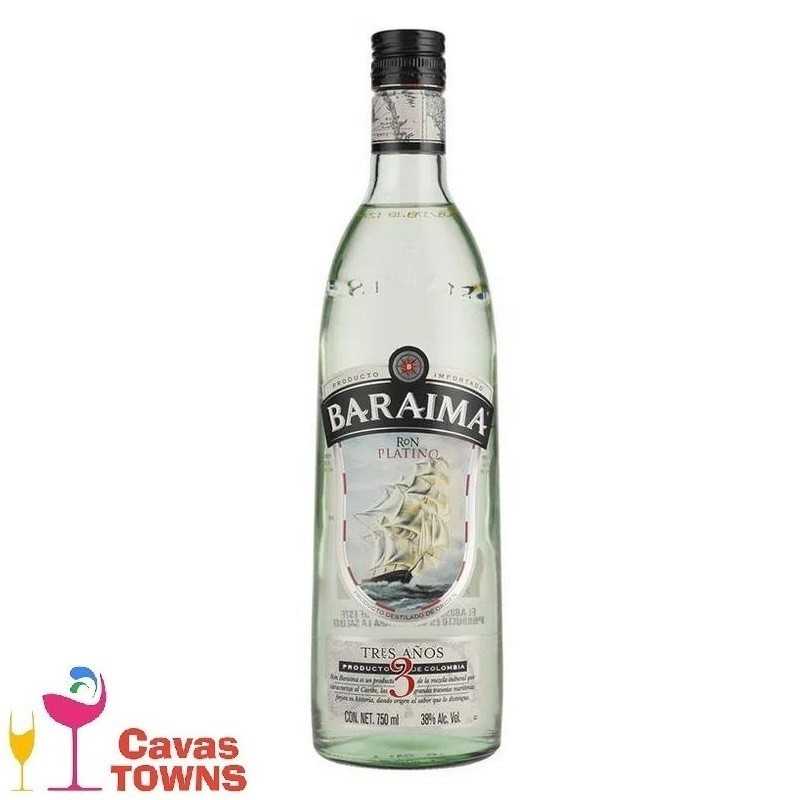 Ron Baraima Blanco 3 Años 750 ml - Cavas Towns