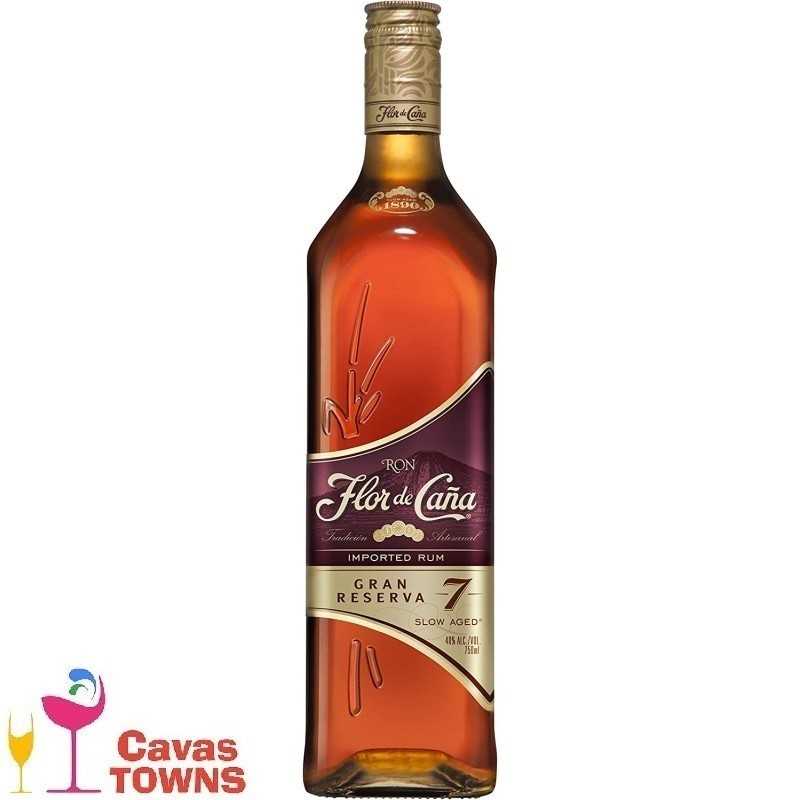 Ron Flor de Caña 7 años Gran Reserva 750 ml. - Cavas Towns