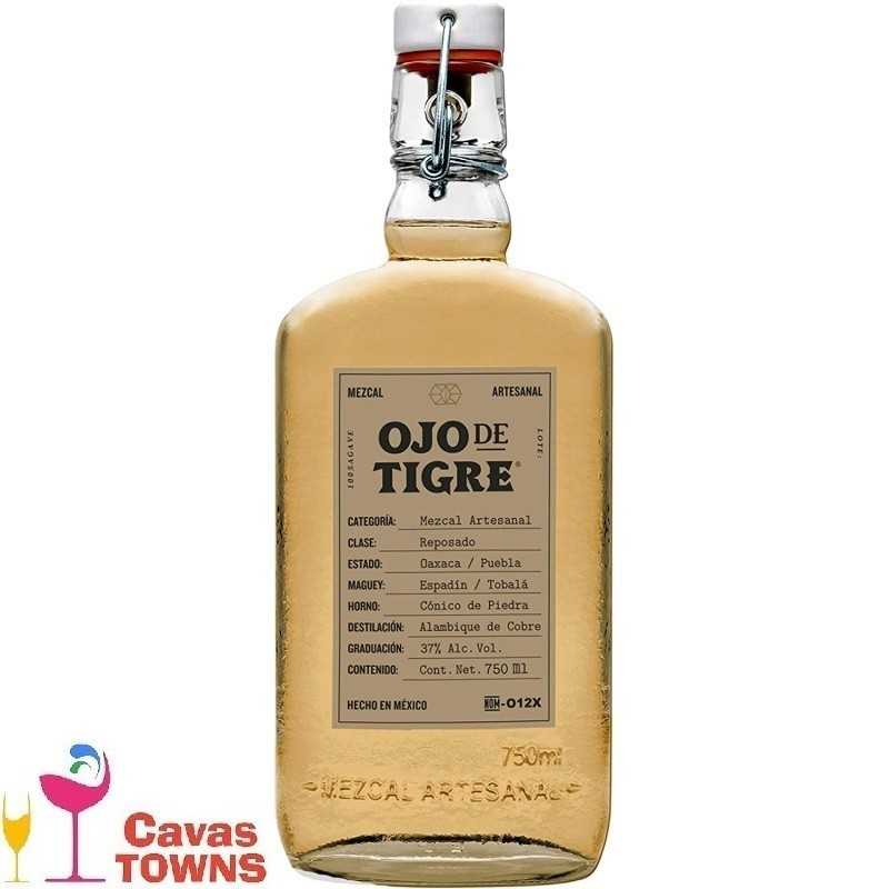 Mezcal Ojo de Tigre Reposado 750 ml - Cavas Towns