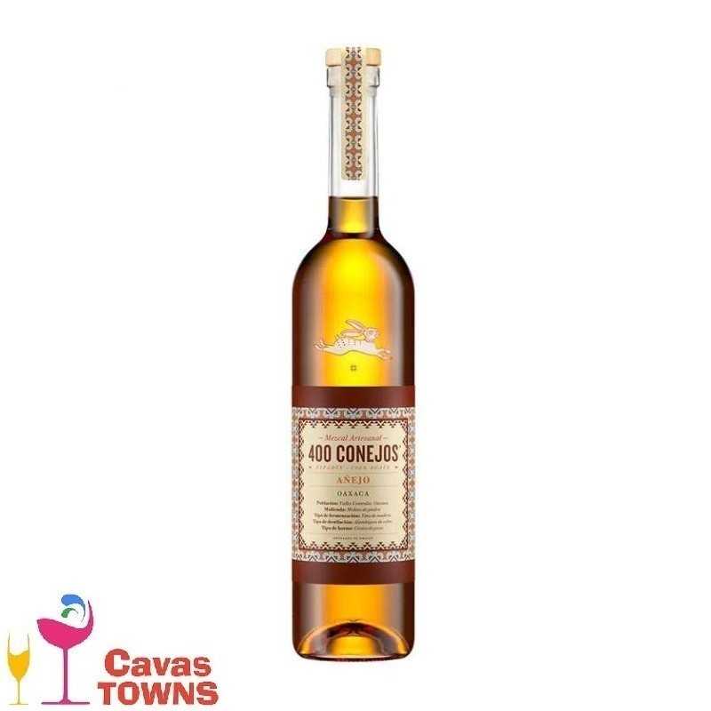 Mezcal 400 Conejos Espadin Añejo 750 ml - Cavas Towns