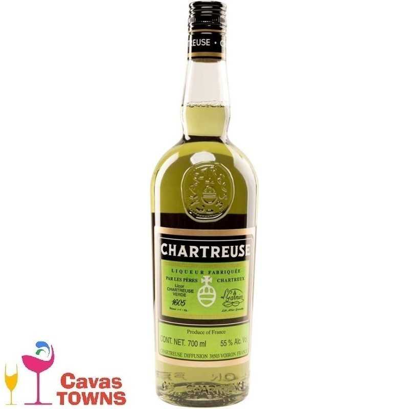 Licor Chartreuse Verde 700 ml - Cavas Towns