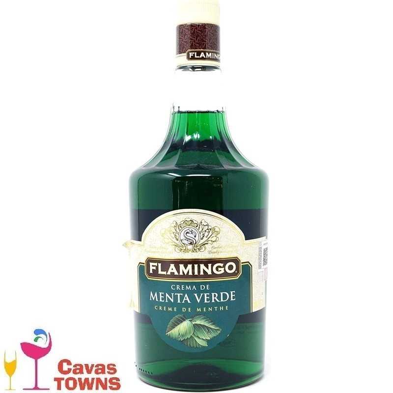 Licor De Menta Verde Flamingo 1 L - Cavas Towns