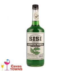 Licor Sisi de Menta 1000 ml - Cavas Towns Licor Sisi de Menta 1000 ml - Cavas Towns