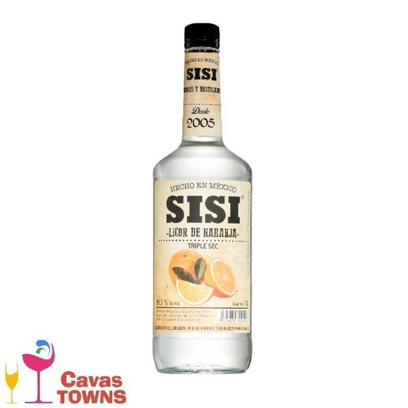 Licor Sisi Triple Sec de Naranja 1000 ml - Cavas Towns