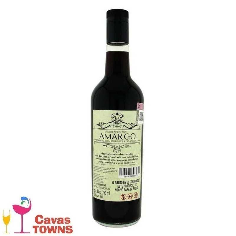 Licor Wind 4 Aperitivo Amargo Angostura 750 ml - Cavas Towns Licor Wind 4 Aperitivo Amargo Angostura 750 ml - Cavas Towns
