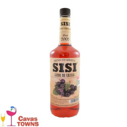 Licor Sisi de Cassis 1000 ml - Cavas Towns