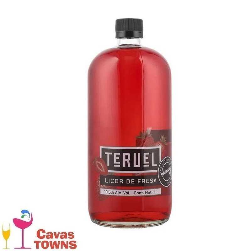 Licor Teruel De Fresa 1000 ml - Cavas Towns