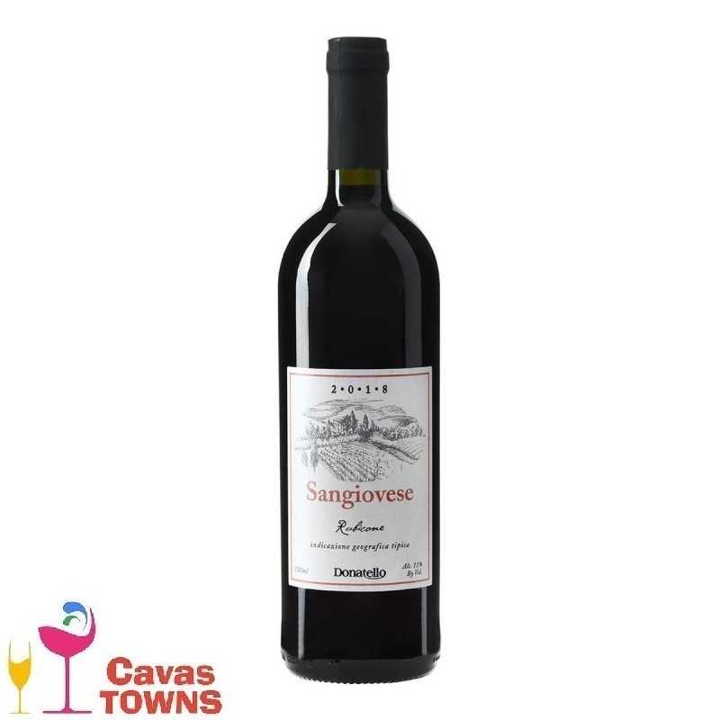 Vino Tinto Donatello Sangiovese Rubicone 750ml - Cavas Towns