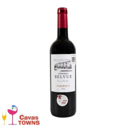 Vino Tinto Chateau Belvue Bordeaux 750 ml - Cavas Towns