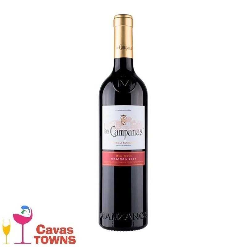Vino Tinto Las Campanas Crianza Garnacha 750 ml - Cavas Towns