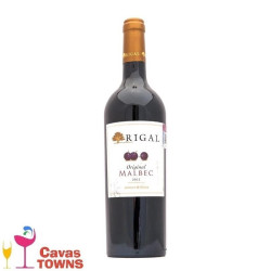 Vino Tinto Rigal Malbec 2015 750 ml - Cavas Towns