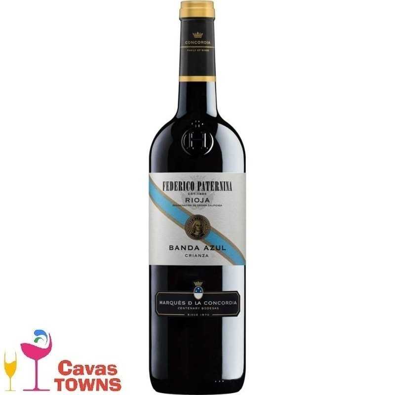 Vino Tinto Federico Paternina Banda Azul Crianza 750 ml - Cavas Towns