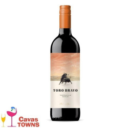 Vino Tinto Toro Bravo Tempranillo Merlot 750 ml - Cavas Towns