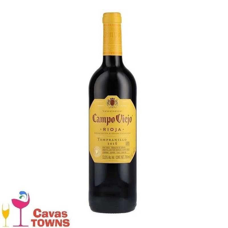 Vino Tinto Campo Viejo Tempranillo 750ml. - Cavas Towns