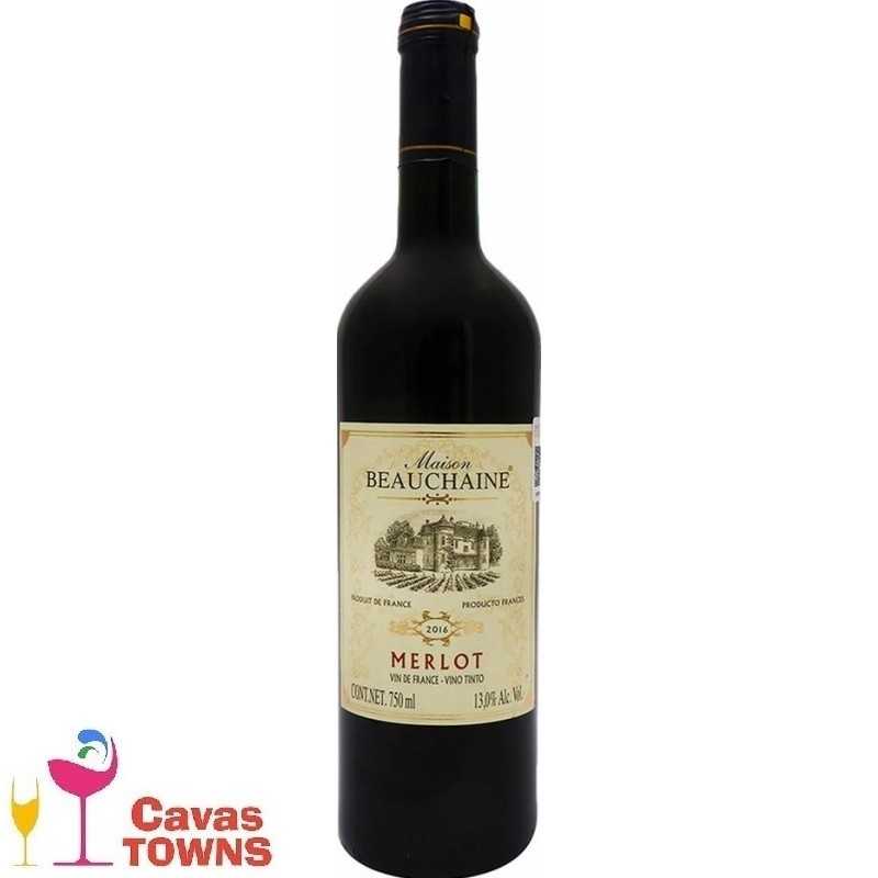 Vino Tinto Maison Beauchaine Merlot 750 ml - Cavas Towns