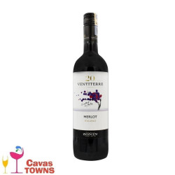 Vino Tinto Zonin Ventiterre Merlot Nero D´Avola 750ml - Cavas Towns