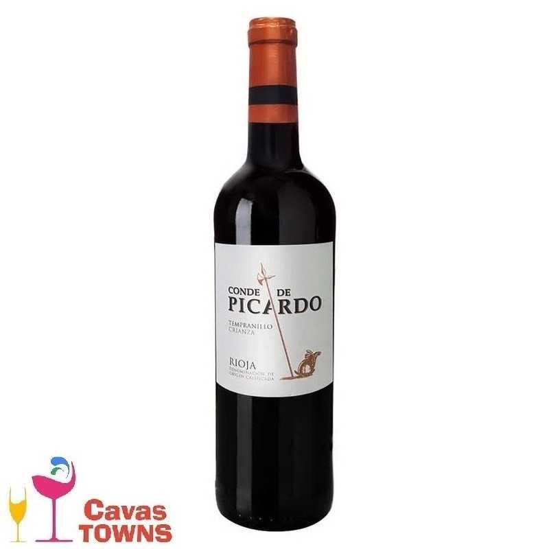 Vino Tinto Conde de Picardo Crianza 750 ml - Cavas Towns