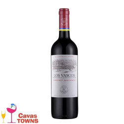 Vino Tinto Los Vascos Cabernet Sauvignon 750 ml - Cavas Towns