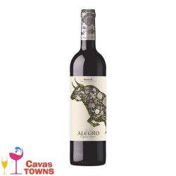 Vino Tinto Alegro Tempranillo Rioja 750ml - Cavas Towns