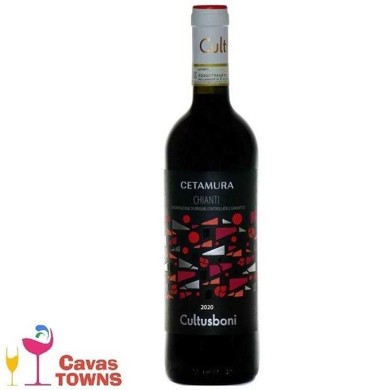 Vino Tinto Italiano Chianti Cetamura Sangiovese 750 ml - Cavas Towns